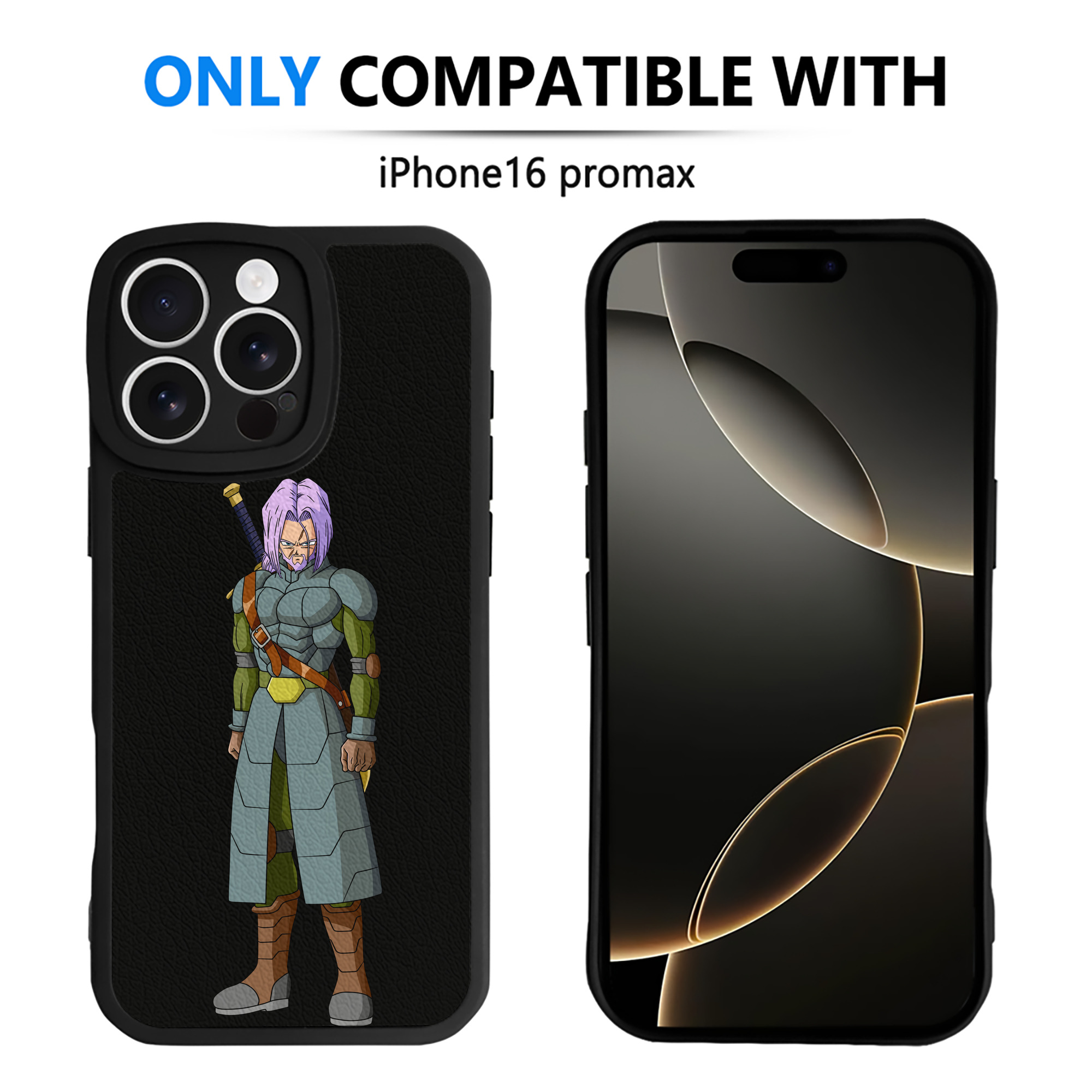 （画像用） ドラゴンボール DRAGON BALL 【iPhone 16シリーズ対応】シリコンスマホケース（レザー調） 材質：シリコン